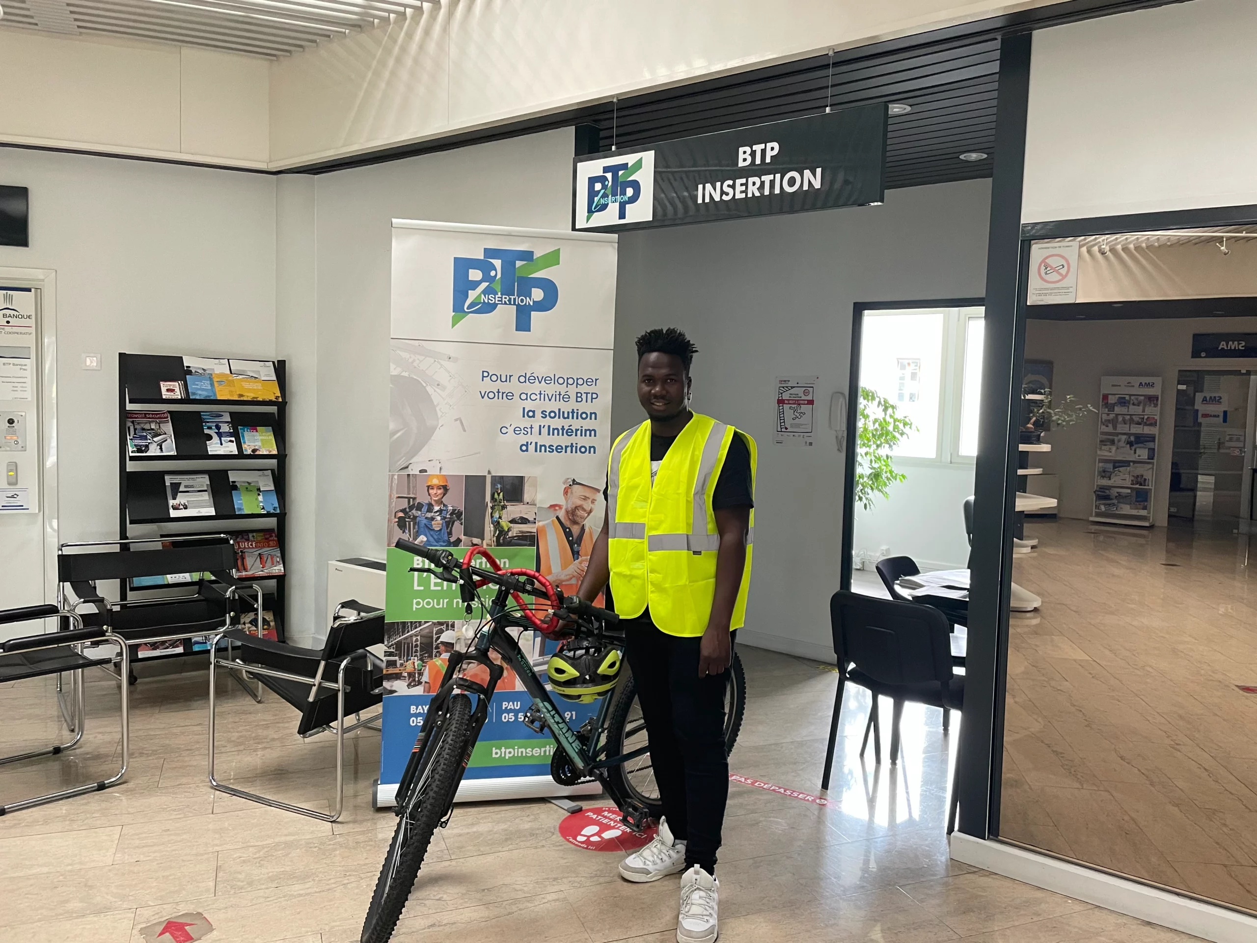 Aide mobilité douce et durable intérimaire BTP